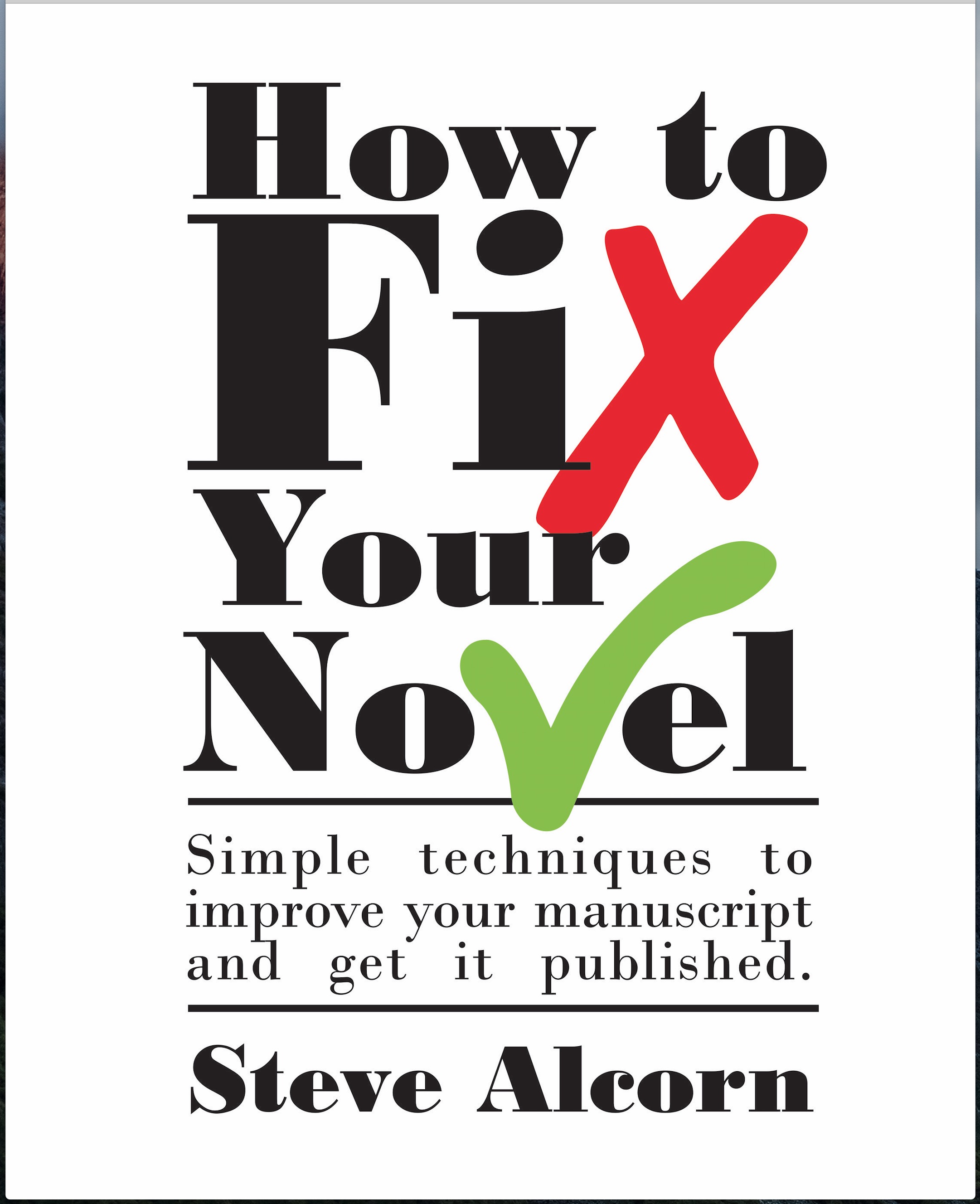 How to Fix Your Novel book cover