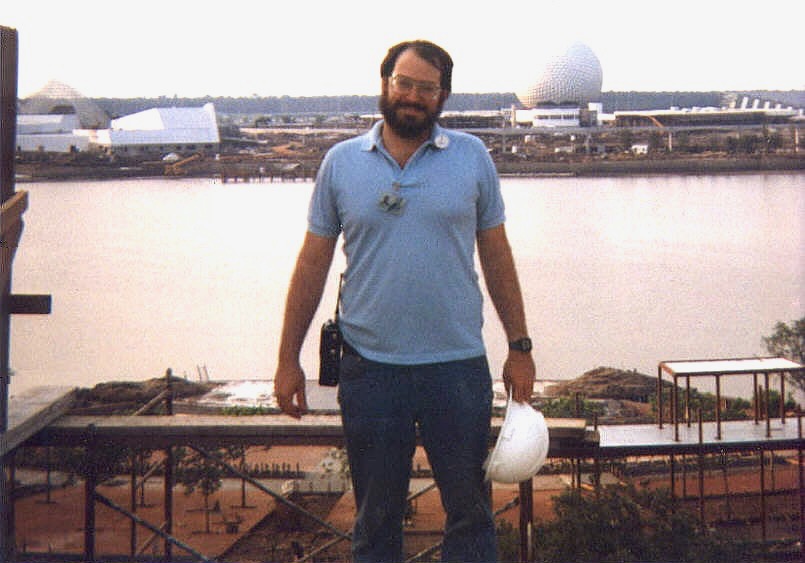 Steve at Epcot, 1982