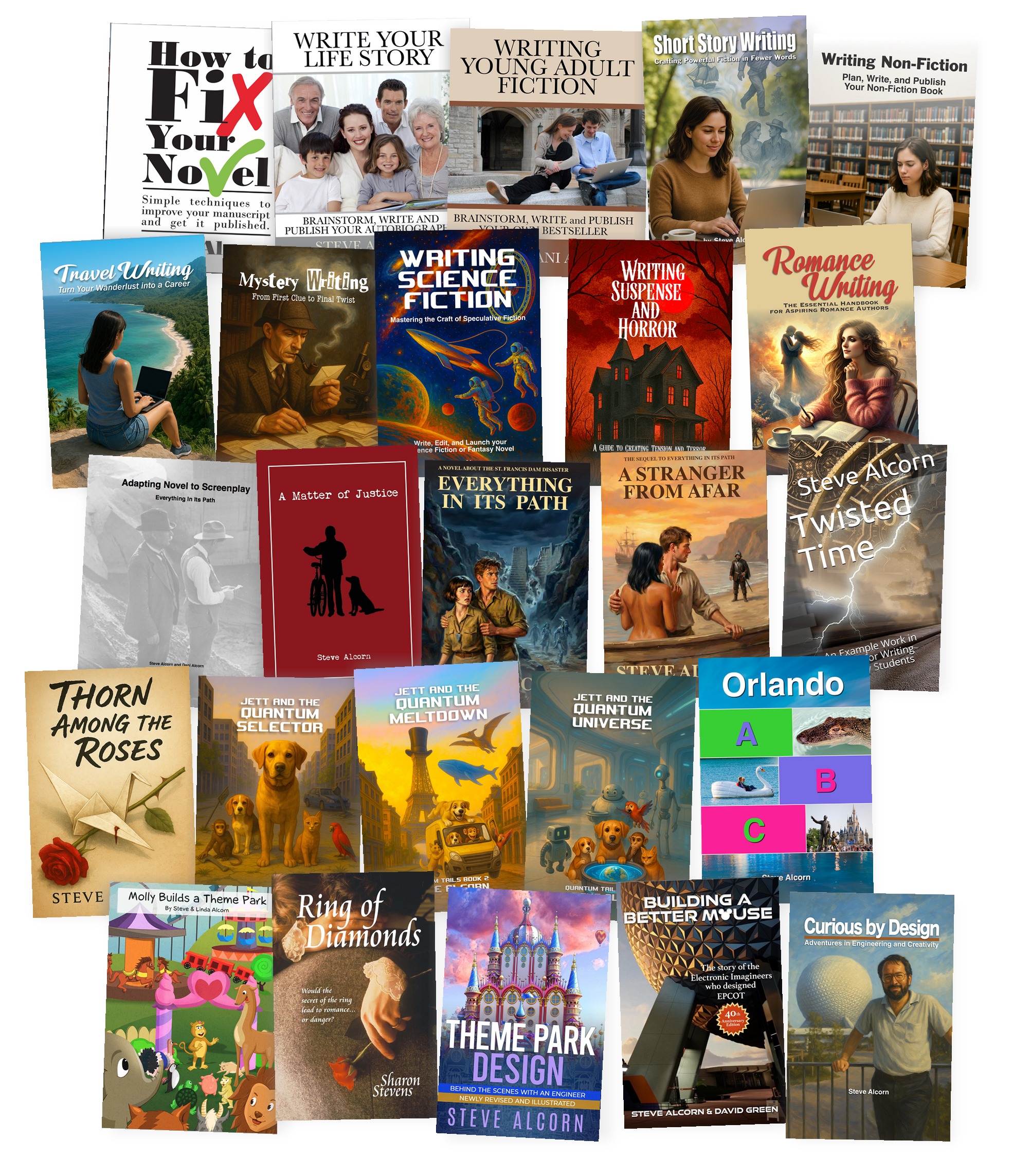 25 Books by Steve Alcorn