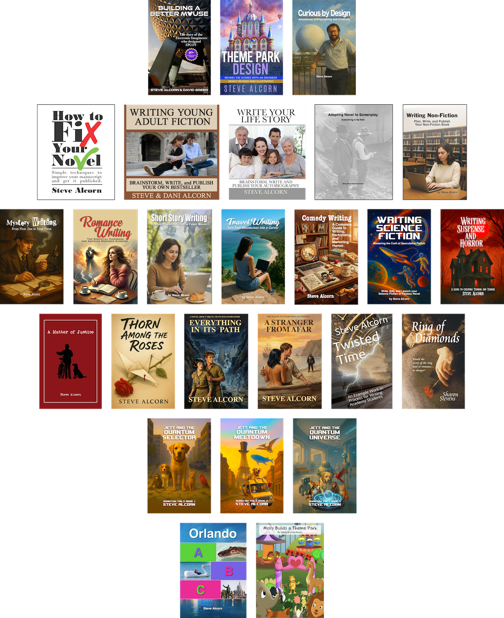 28 Books by Steve Alcorn